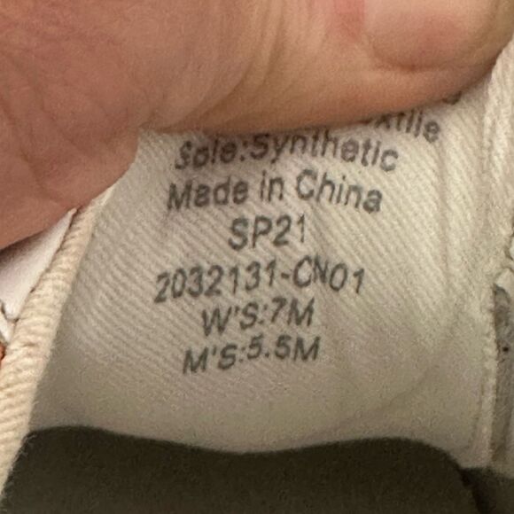 MADEWELL Sidewalk Low Top Snake Embossed Wave Edition Sneakers Shoes Women's 7 - Picture 11 of 12